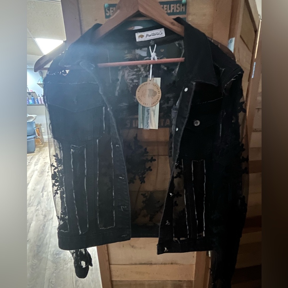 Black Jean Jacket